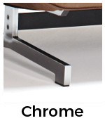 Chrome Gestell für Sofa Ghia 